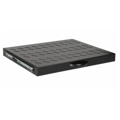 Equip Fachboden variabel 19" für Serverschränke, 1U 60cm sw