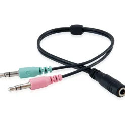 Equip Headset Klinke 245302 2m Kabel,Mikro,Fernbe. Stereo schwarz