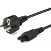 Equip IEC-Stromkabel Schutzkontakt -> C5 3m St/Bu schwarz