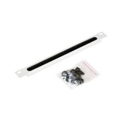 Equip 10" Kabeldurchführung mit Bürsteneinsatz, 1U grau