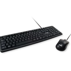 Equip Kabelgebundene Kombi Keyboard+Mouse, schwarz, ES