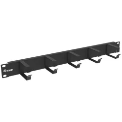 Equip 19" Kabelmanagement 5xMetallringe Plastik 1U RAL9005