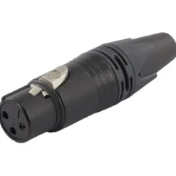 Equip Kabelverbinder 3-Polig Buchse schwarz
