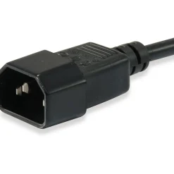 Equip Kaltgeräteverl.-Kabel IEC C14 -> IEC C13 St/Bu 3m sw