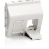 equip Keystone Einsatz u. Abdeckrahmen 2-Port reinweiß