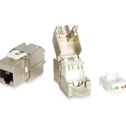 Equip Keystone Jack geschirmt Cat.6A RJ45 Anschluss 8er Set