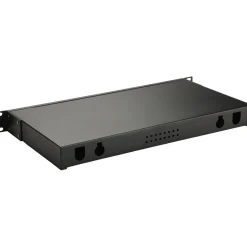 Equip LWL-Spleißkasten 12-Port LC-Duplex OM3 1U komplett sw