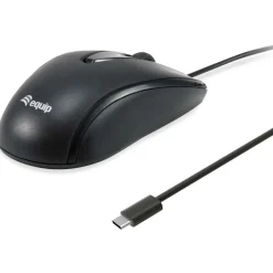 Equip Optische Maus USB-C Comp. Rechts-Linkshänder 1.5m sw