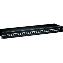 Equip Patchfeld 19" Zoll 326324 24 Port ungeschirmt Leergehäuse Weiß