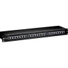 Equip Patchfeld 19" Zoll 326424 24 Port ungeschirmt Leergehäuse Schwarz