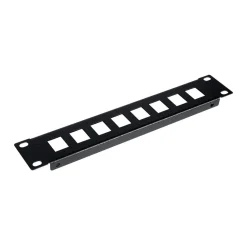 Equip Patchpanel 10" mit Keystone Montage 1U, schwarz