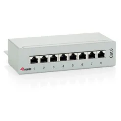 equip PatchPanel 8-Port Cat.6 geschirmt (Tisch-/ Wandgerät)