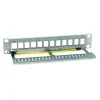 Equip Patchpanel 12x Cat6A 10" FTP 1HE Keystone Montage ws