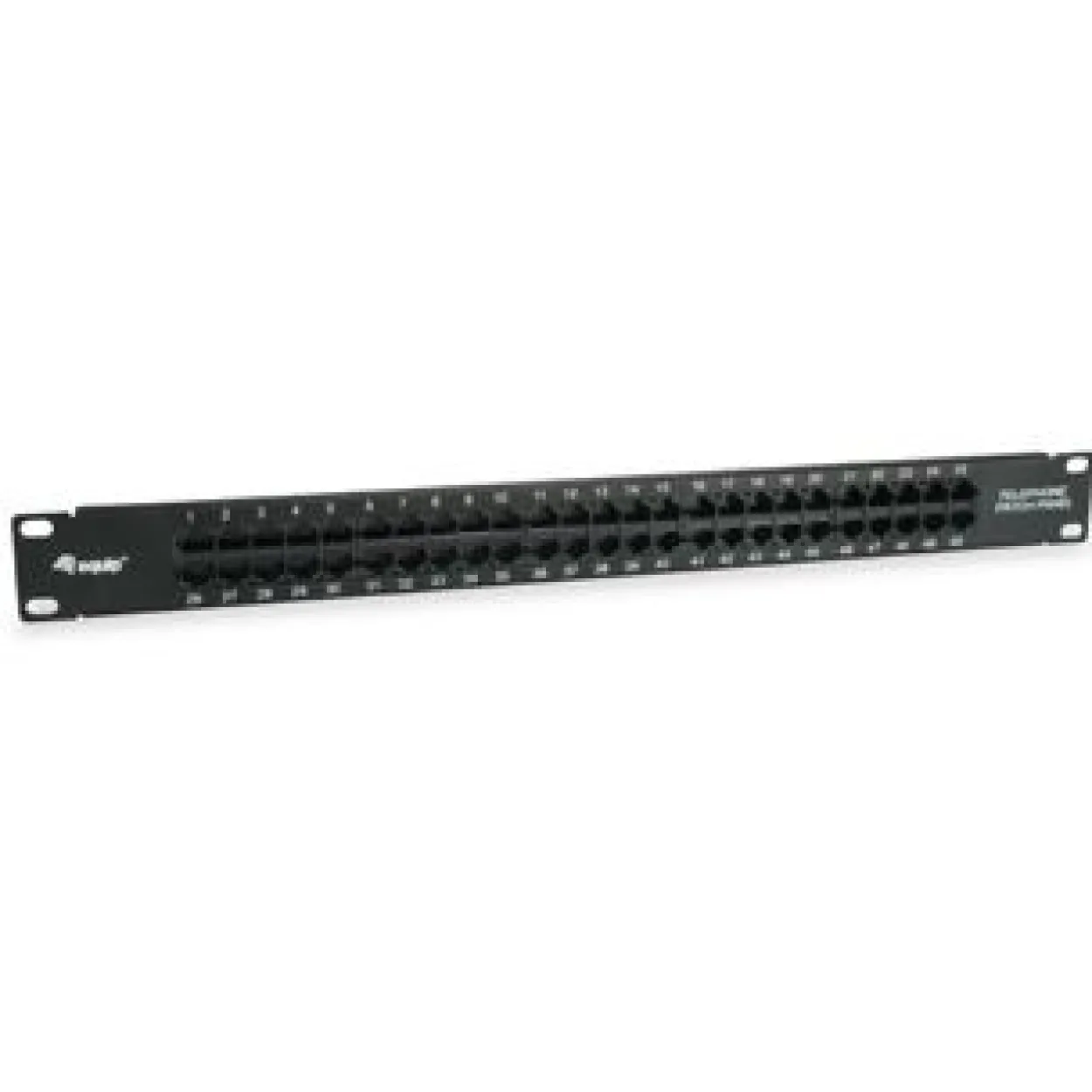 Equip Patchpanel 50x Cat3 19" 1HE ISDN hellgrau