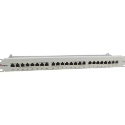 Equip Patchpanel 24x RJ45 Cat6A 19" 1HE grau
