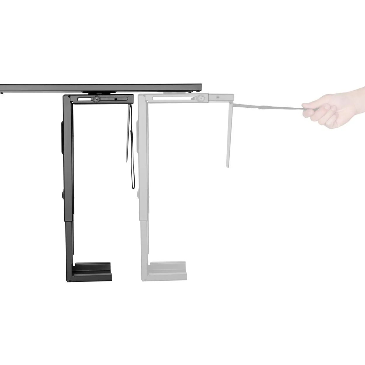 Equip PC-Halter für die Untertischmontage