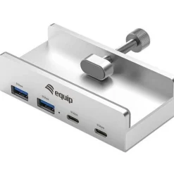 Equip 4-Port-Klemm USB-A3.2-Hub->2xUSB-C/2xUSB-A 5Gbps