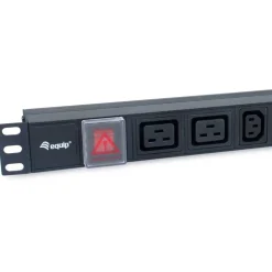 Equip Steckdosenleiste 19"(1HE)8fach IEC C20 1.8m Alu. Sch