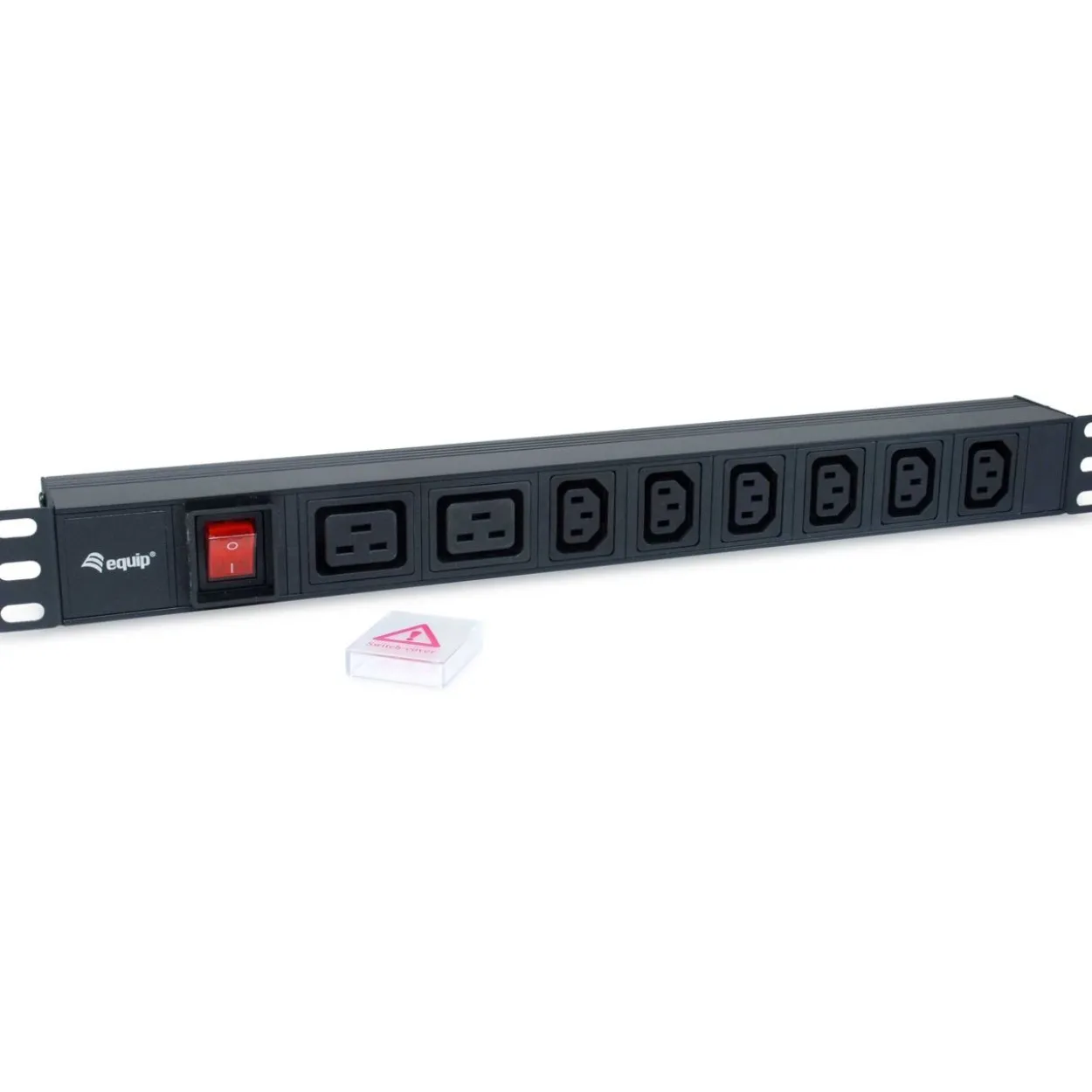 Equip Steckdosenleiste 19"(1HE)8fach IEC C20 1.8m Alu. Sch