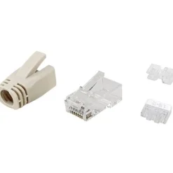 Equip Steckverbinder Cat6A RJ45 100er Set UTP ungeschirmt