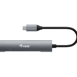 Equip USB-Hub 4-Port 3.2/C->4x3.0 ohne Netzteil grau