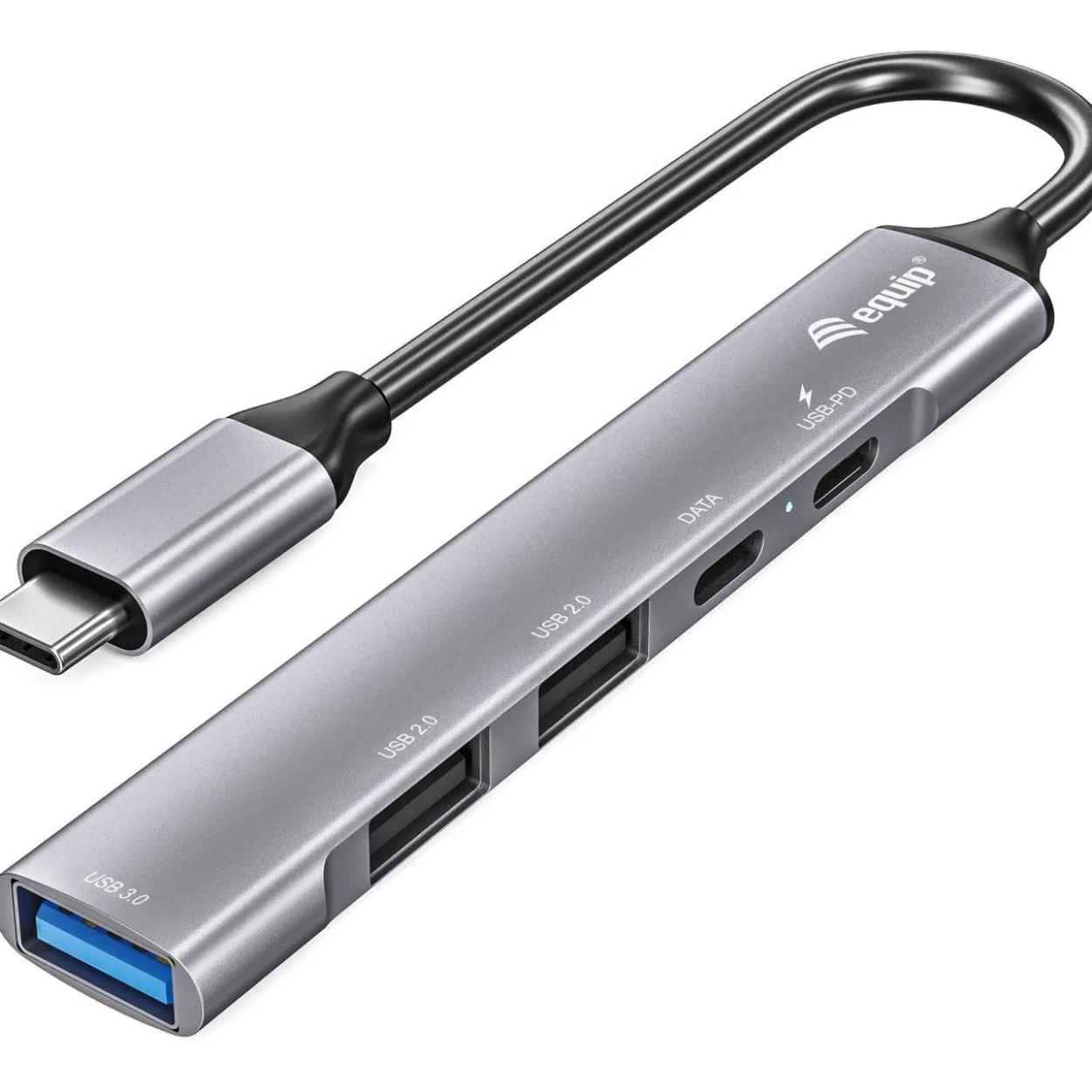 Equip USB-Hub 5-Port 3.0/C->1x3.0/2x2.0/1x3.0C/PD o.Netzteil