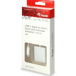 Equip USB Typ C Stecker auf DVI-I Dual Link Buchse Adapter