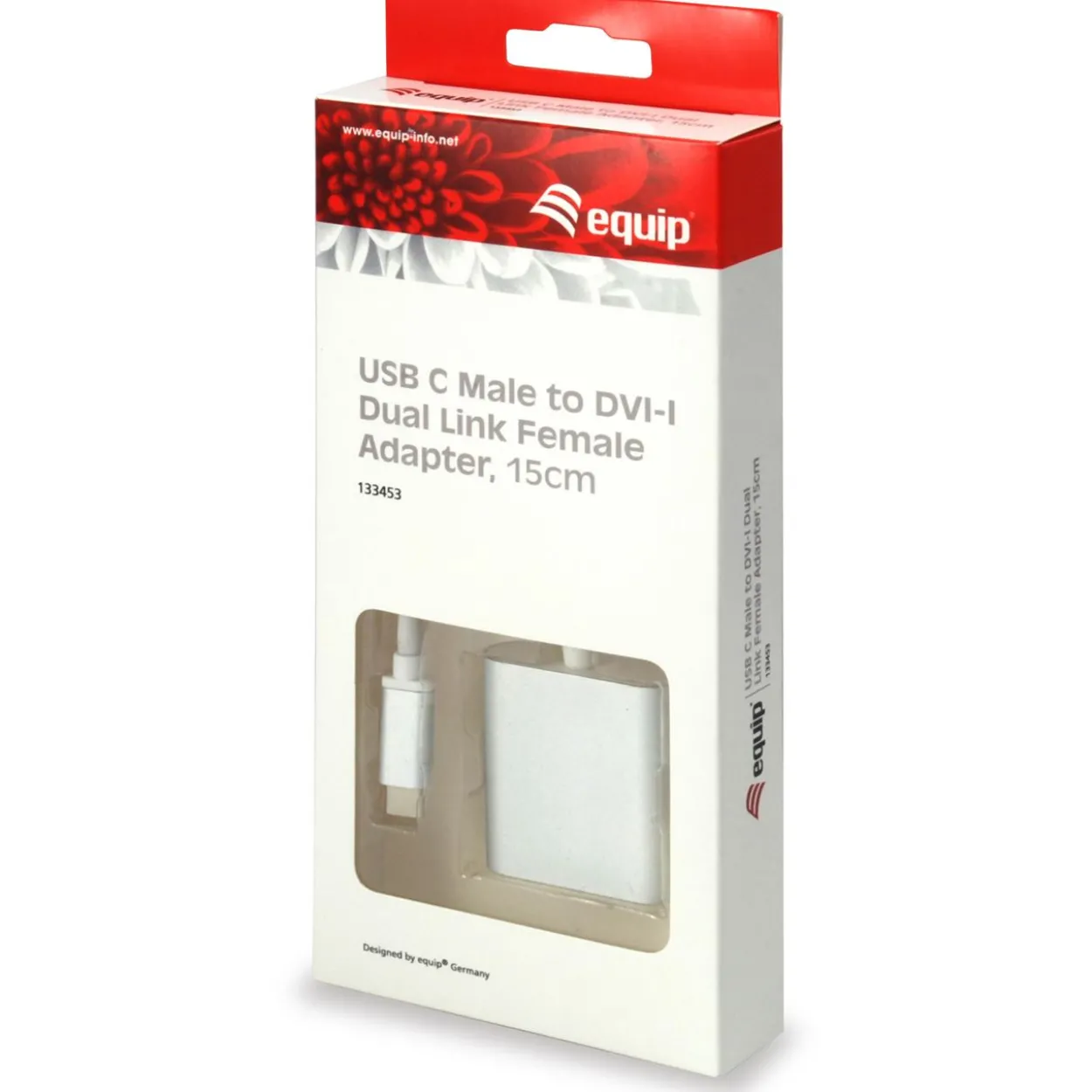Equip USB Typ C Stecker auf DVI-I Dual Link Buchse Adapter