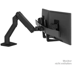 ERGOTRON HX Dual Monitor Arm in schwarzer Tischhalterung für Monitore bis 7,9kg