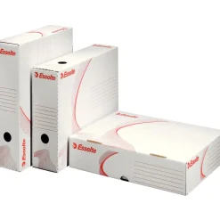 Esselte Archivboxen weiß 25,5 x 32,9 x 8,0 cm, 10 St.
