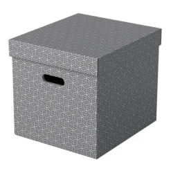 Esselte Home Aufbewahrungsboxen 33,0 l grau 32,0 x 36,5 x 31,5 cm, 3 St.