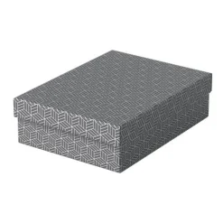Esselte Home Aufbewahrungsboxen 8,0 l grau 26,5 x 36,0 x 10,0 cm, 3 St.