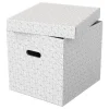 Esselte Home Aufbewahrungsboxen 33,0 l weiß 32,0 x 36,5 x 31,5 cm, 3 St.