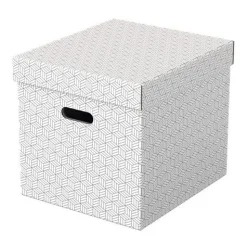 Esselte Home Aufbewahrungsboxen 33,0 l weiß 32,0 x 36,5 x 31,5 cm, 3 St.