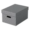 Esselte Home Aufbewahrungsboxen 17,5 l grau 26,5 x 36,5 x 20,5 cm, 3 St.