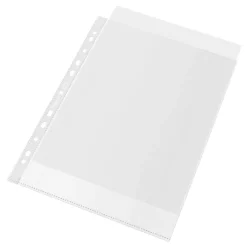 Esselte Prospekthüllen DIN A4 transparent genarbt 0,07 mm, 100 St.