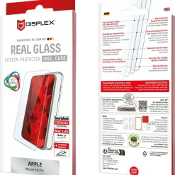 E.V.I DISPLEX REAL GLASS + CASE IPHONE 16 PRO