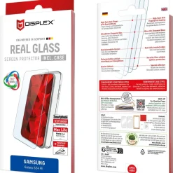 E.V.I DISPLEX REAL GLASS + CASE SAMSUNG GALAXY S24 FE