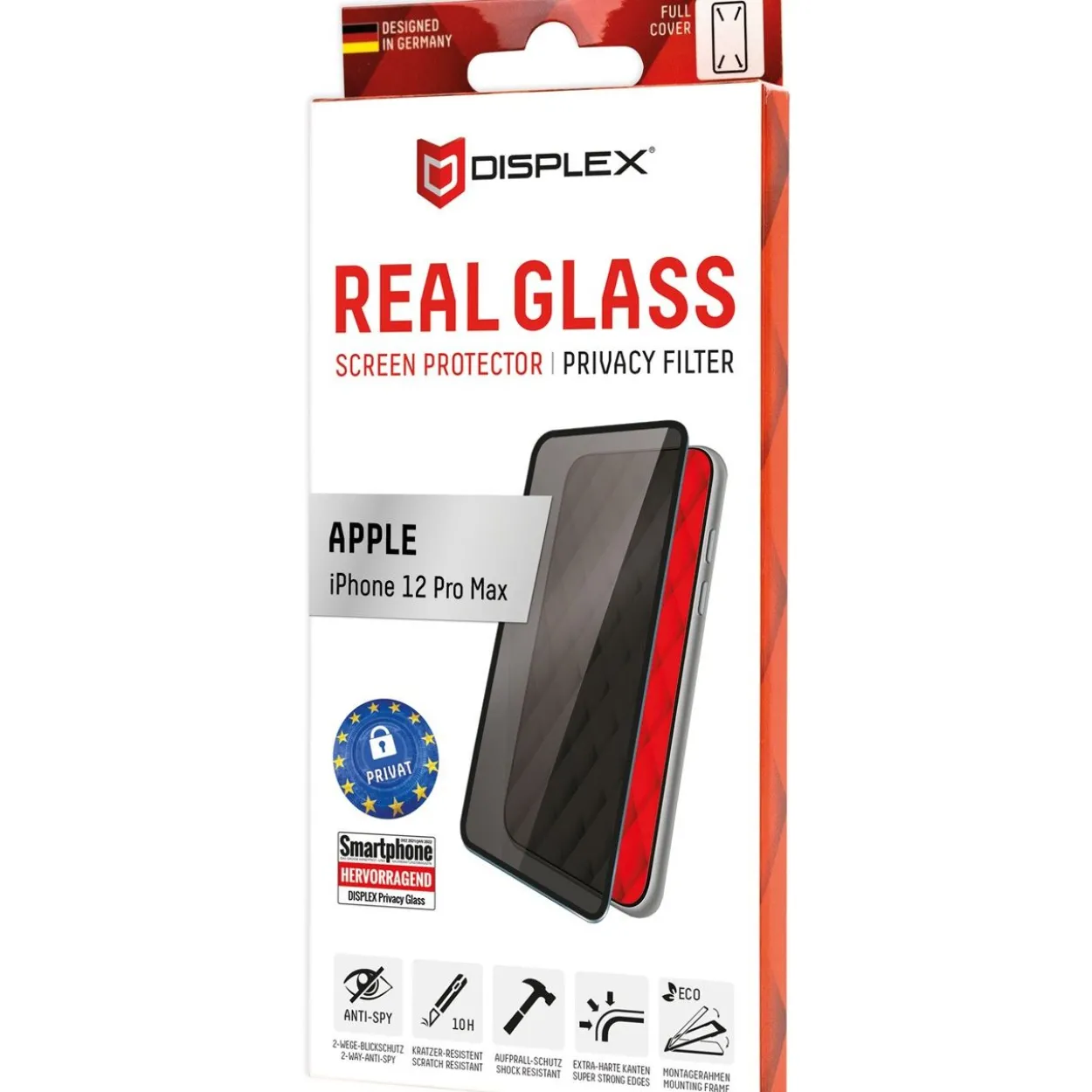 E.V.I. Privacy Glass FC iPhone 12 Pro Max