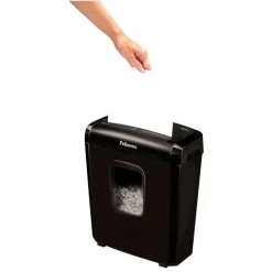 Fellowes GmbH Aktenvernichter Powershred 6M, Partikel, schwarz