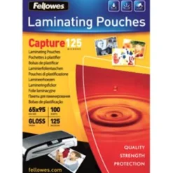 Fellowes Laminierfolientasche, 65 x 95 mm, 250 mic