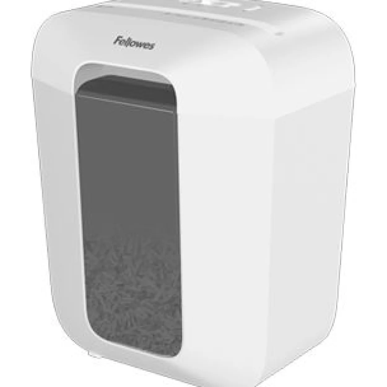 Fellowes Powershred LX50 Aktenvernichter mit Partikelschnitt P-4, 4 x 37 mm, bis 9 Blatt, weiß