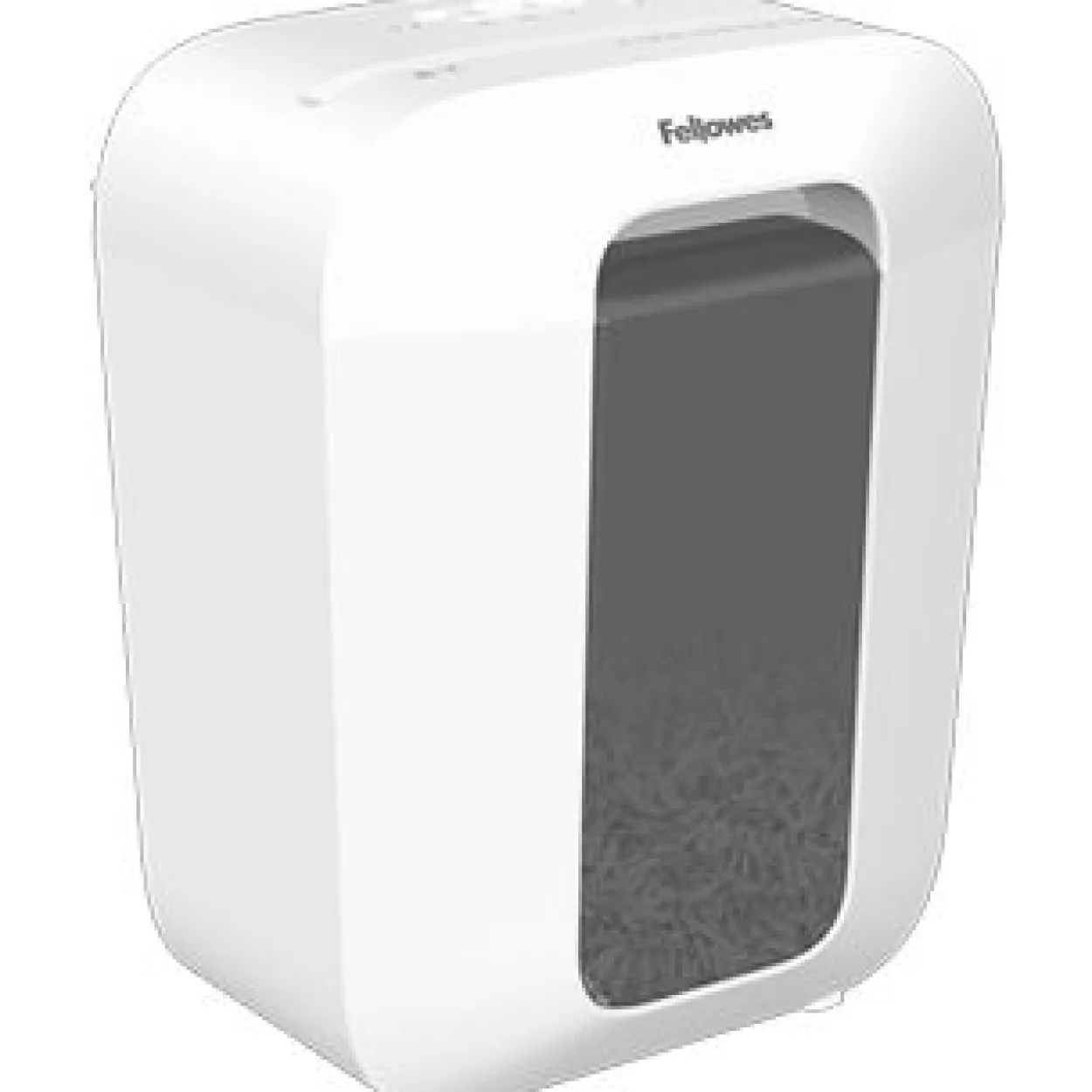 Fellowes Powershred LX50 Aktenvernichter mit Partikelschnitt P-4, 4 x 37 mm, bis 9 Blatt, weiß