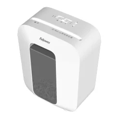 Fellowes Powershred LX50 Aktenvernichter mit Partikelschnitt P-4, 4 x 37 mm, bis 9 Blatt, weiß