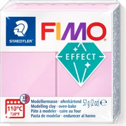 FIMO EFFECT Modelliermasse, ofenhärtend, pastell-ros, 57 g