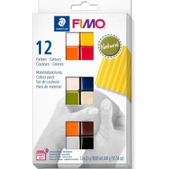 FIMO SOFT Modelliermasse-Set "Natural", 12er Set