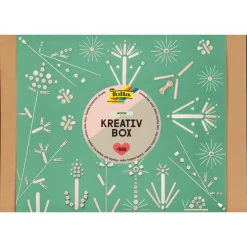 folia Bastelset Kreativbox Wood 590-tlg. mehrfarbig