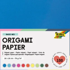 folia Faltblätter INTENSIV mehrfarbig 100 Blatt (8910)