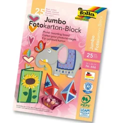 Folia Jumbo Fotokartonblock 240x340mm 300g/qm