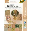 folia Motivblock Kraftpapier 2 farbsortiert 120/230 g/qm 20 Blatt